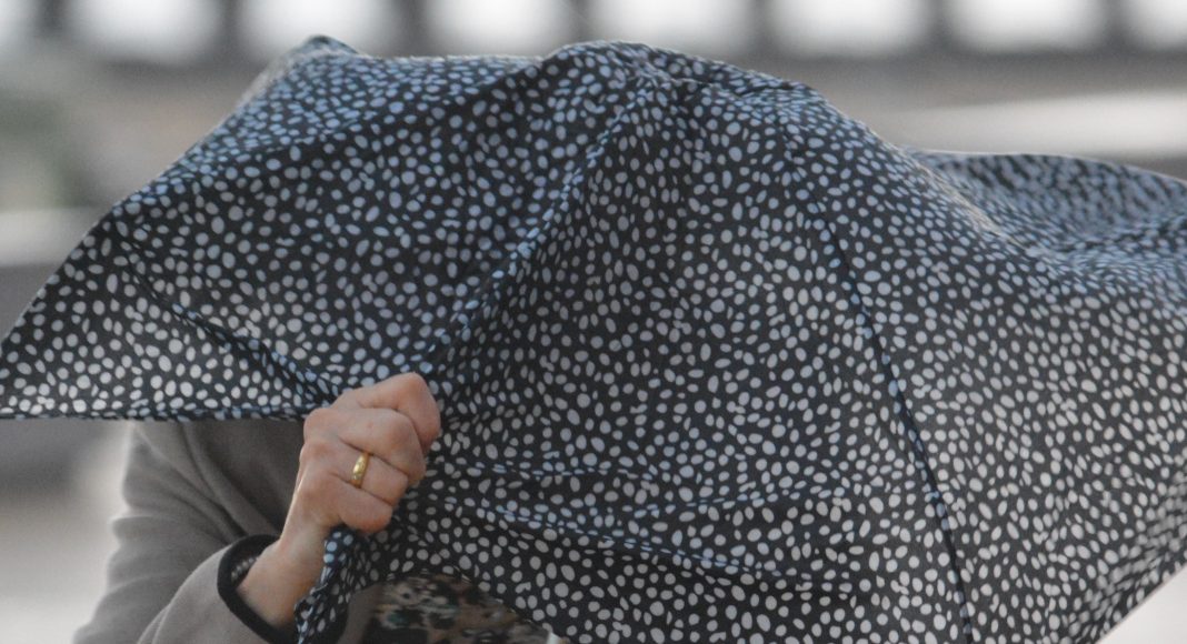 Ветер, зонт