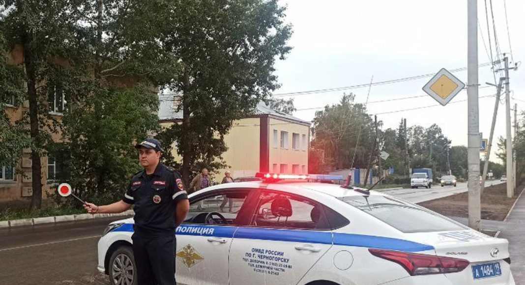 Полиция. День шахтёра в Черногорске. Фото из телеграм-канала МВД по РХ