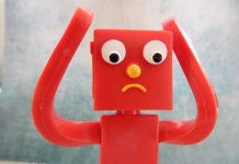 Удивленный робот