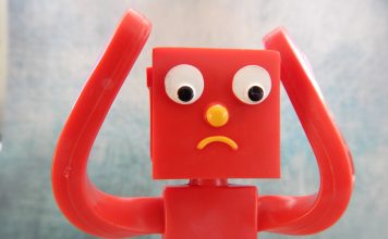 Удивленный робот