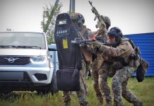 Тренировка Росгвардии. Фото предоставлено пресс-службой Управления Росгвардии по РХ