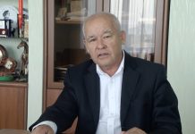 Абрек Челтыгмашев. Кадр съемки пресс-службы Администрации Аскизского района