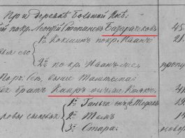 Батарачековы по ревизии 1858 г.