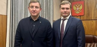 Андрей Турчак и Валентин Коновалов. Фото со страницы Валентина Коновалова