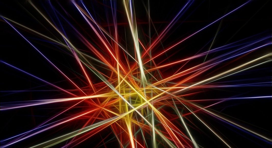 Физика. Лазер. Фото из фотобанка