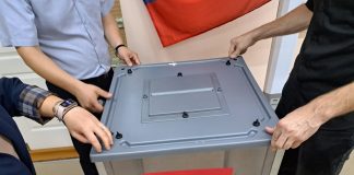 Избирательный участок. Фото из телеграм-канала Избиркома Хакасии