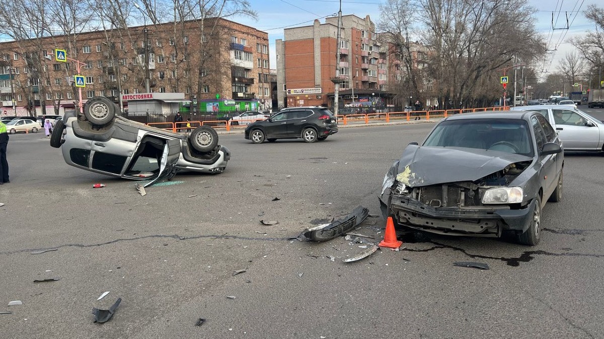 В Абакане пьяный водитель стал участником ДТП - Пульс Хакасии