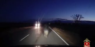 Кадр съемки видеорегистратора