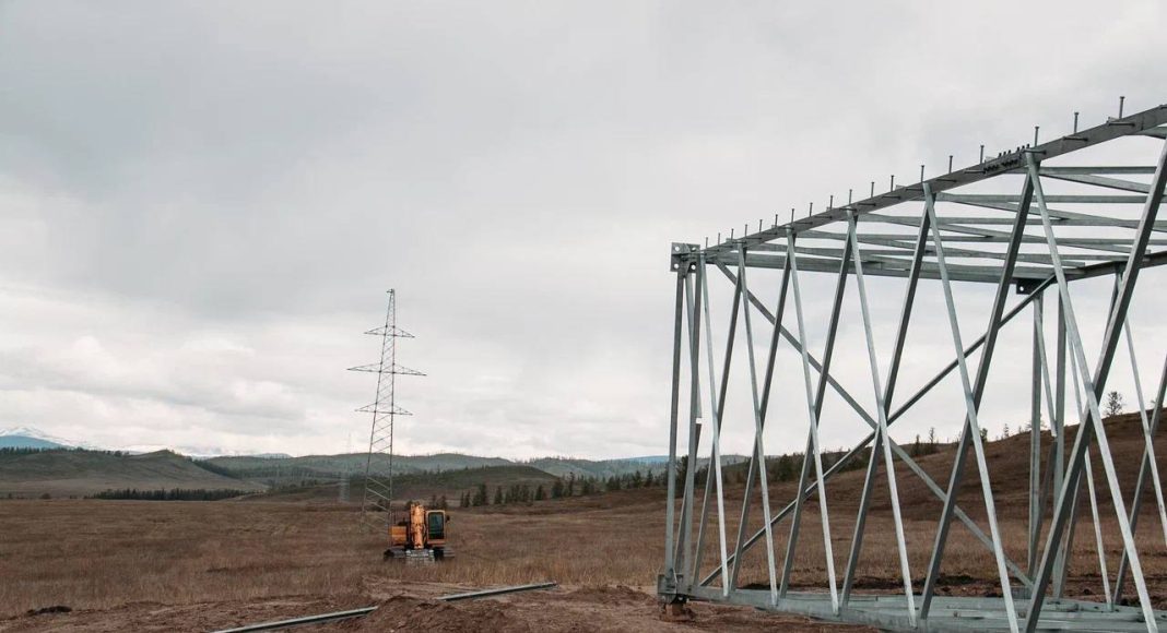 Линия электропередач. Фото их телеграм-канала Владислава Ховалыга