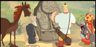 Кадр из мультфильма «Алеша Попович и Тугарин Змей»