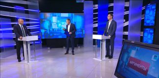 Александр Мяхар и Евгений Челтыгмашев в программе «Аргументы»