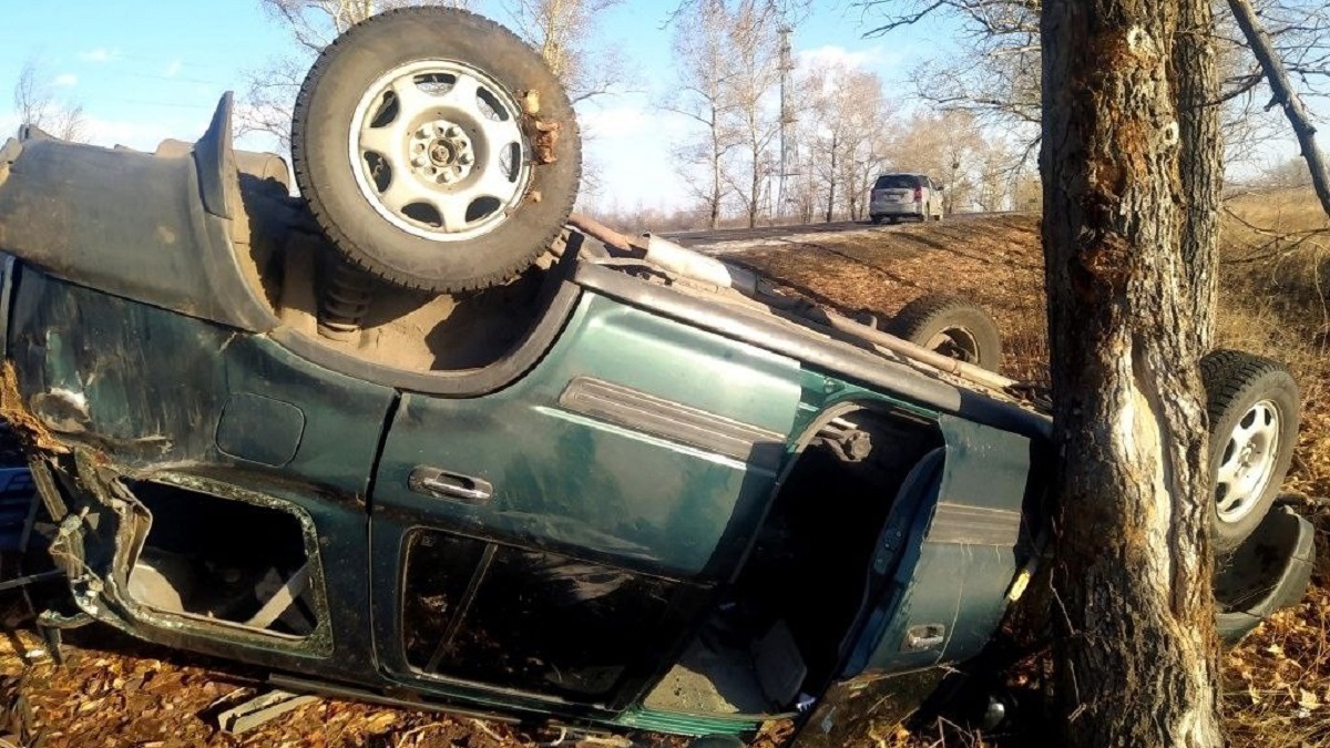 В Усть-Абаканском районе произошла авария с опрокидыванием автомобиля -  Пульс Хакасии