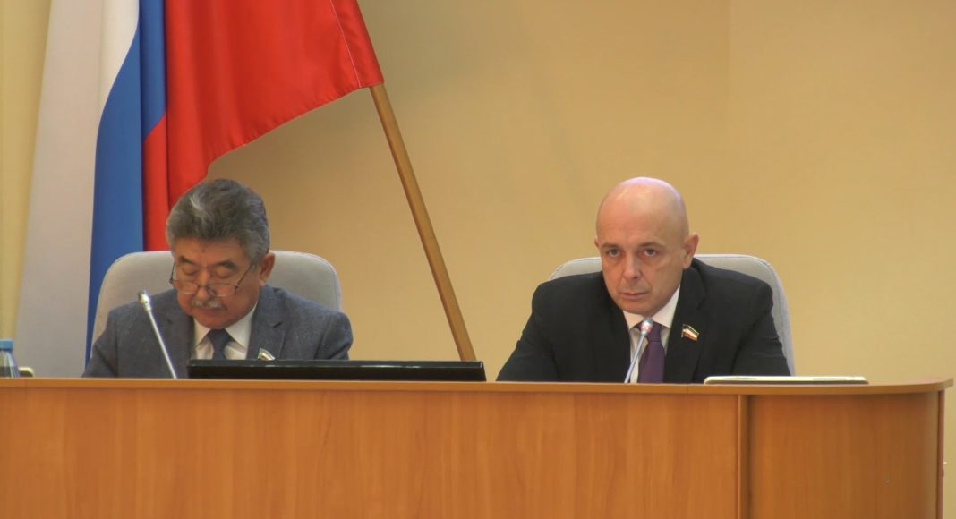 Сергей Сокол на заседании Верховного Совета