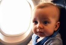 Ребенок в самолете