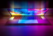 Ноутбук. Электроника. Картинка из фотобанка