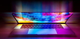 Ноутбук. Электроника. Картинка из фотобанка