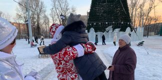 Новогодняя акция партии "Новые люди"