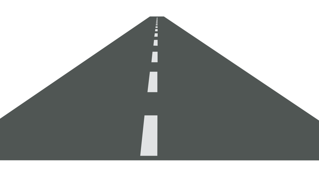 Дорога, асфальт. Картинка из фотобанка