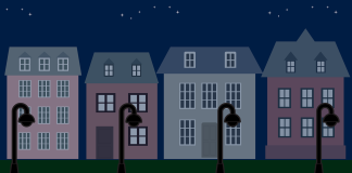 Уличное освещение. Изображение из фотобанка