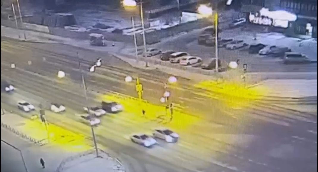 Кадр съемки камеры видеонаблюдения