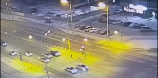 Кадр съемки камеры видеонаблюдения