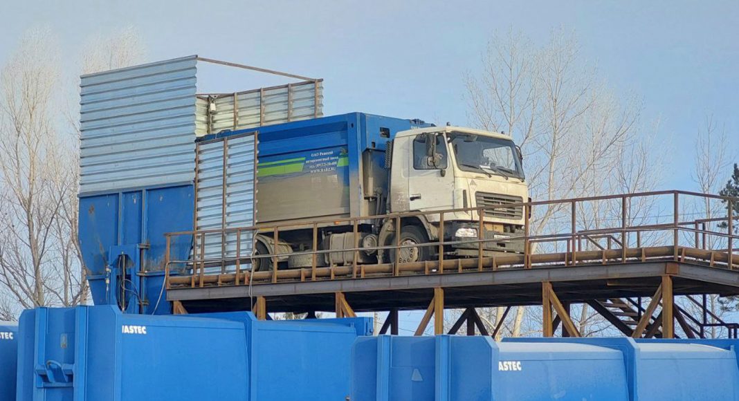 Мусороперегрузочная станция в Саяногорске