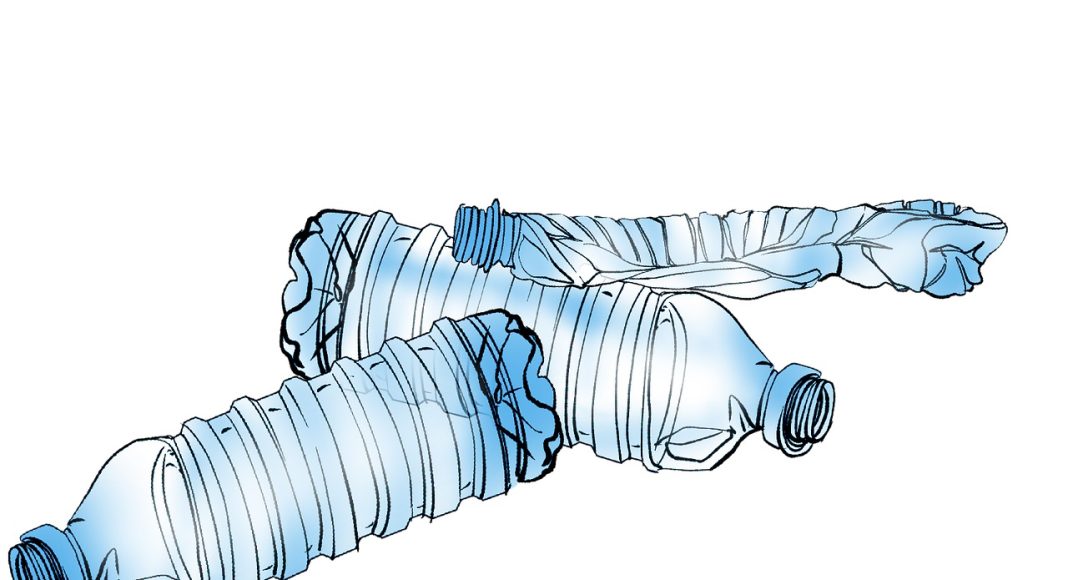 Пластик. Отходы. Изображение из фотобанка