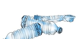 Пластик. Отходы. Изображение из фотобанка