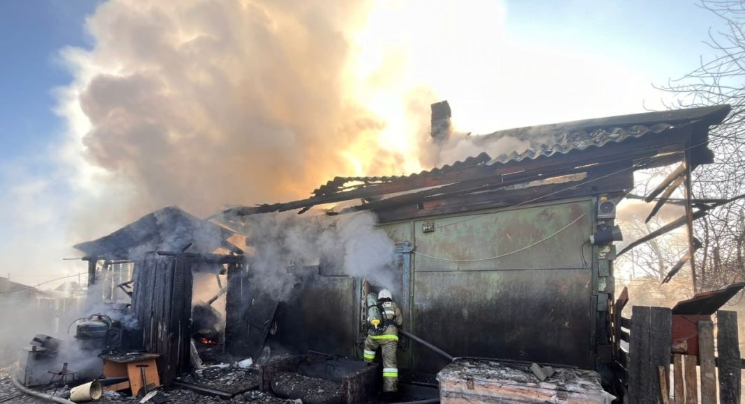 Пожар. Фото МЧС РХ