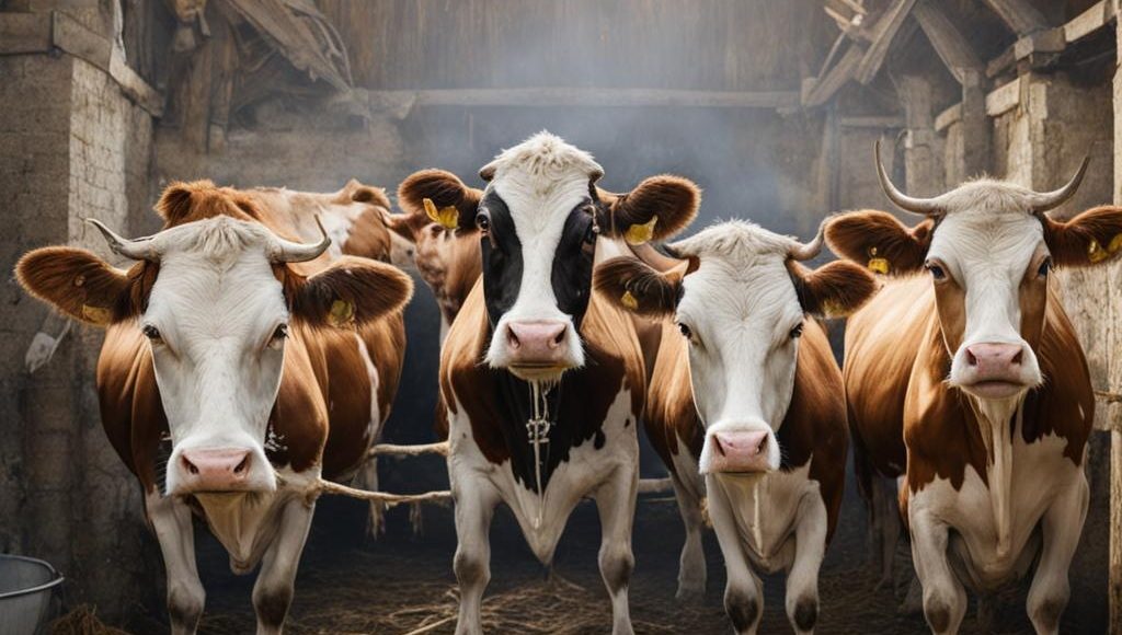 Коровы, КРС. Изображение: Kandinsky