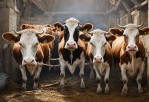 Коровы, КРС. Изображение: Kandinsky