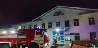 Копьево. Пожар. Фото МЧС по РХ