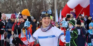 "Лыжня России" Фото представлено на страницы А.Лемина. Фотограф Н. А. Данина