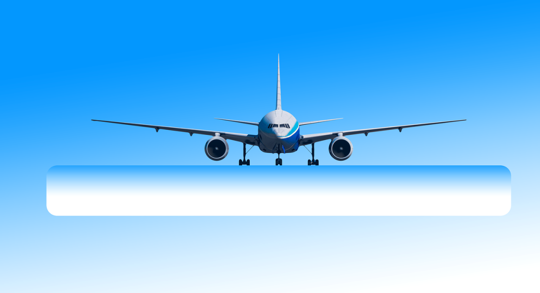 Самолет. Изображение из фотобанка