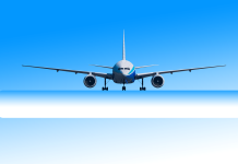 Самолет. Изображение из фотобанка