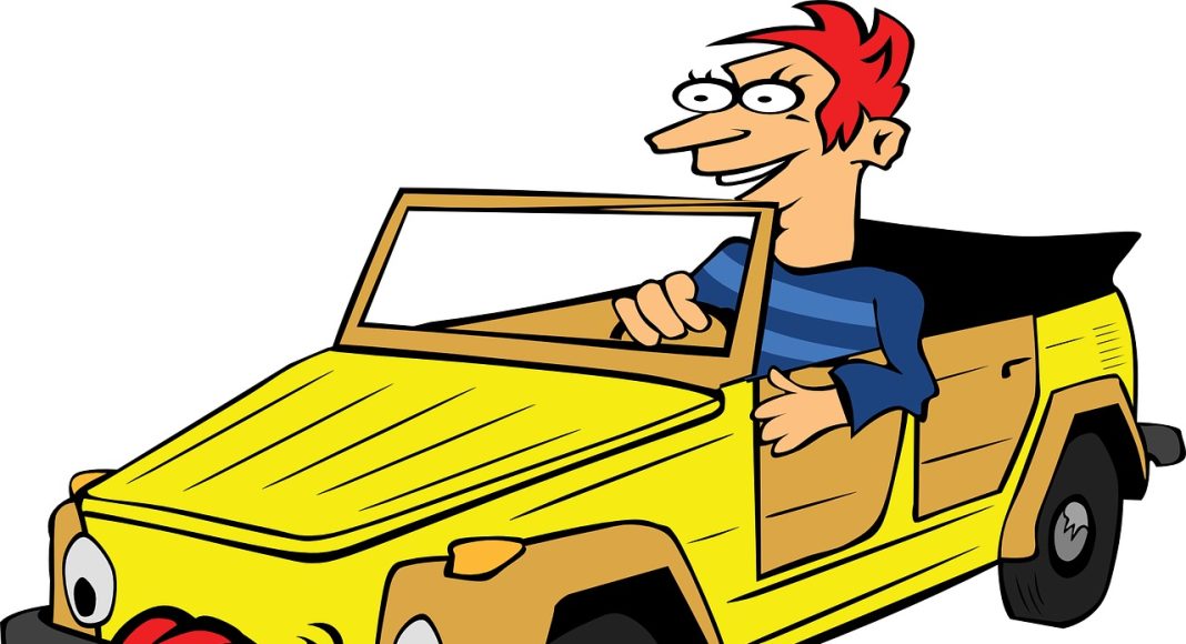 Водитель. Подросток. Изображение из фотобанка