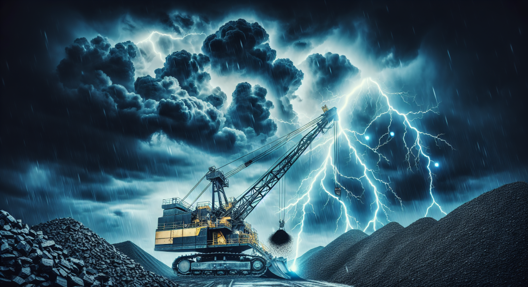 Кризис угольной промышленности. Изображение сгенерировано нейросетью Кризис угольной промышленности. Изображение сгенерировано нейросетью