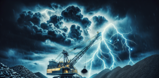 Кризис угольной промышленности. Изображение сгенерировано нейросетью