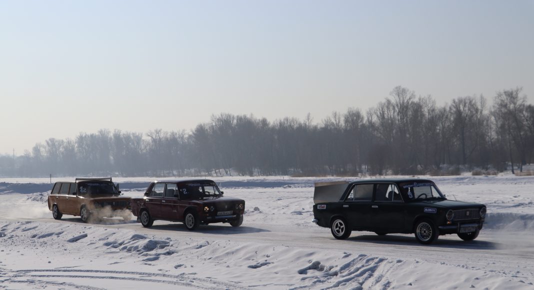 Зимний дрифт. Фото предоставлено пресс-службой Администрации Абакана