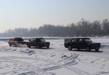 Зимний дрифт. Фото предоставлено пресс-службой Администрации Абакана