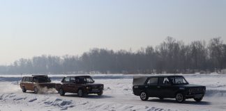 Зимний дрифт. Фото предоставлено пресс-службой Администрации Абакана