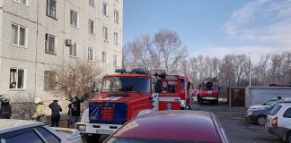 Пожар в Абакане. Фото МЧС по РХ