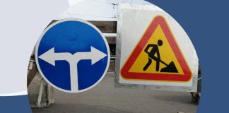 Перекрытие дороги