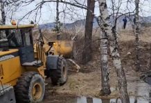 Кадр видеозаписи со страницы Виталия Михеева