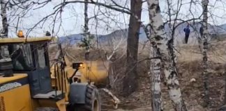 Кадр видеозаписи со страницы Виталия Михеева