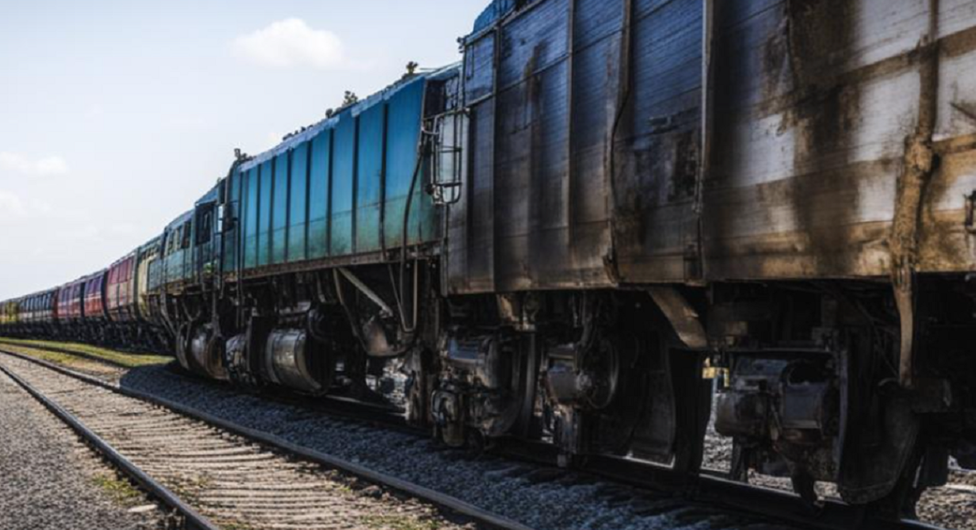 Поезд. Состав. Изображение kandinsky