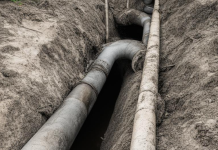 Сточные трубы. Изображение kandinsky