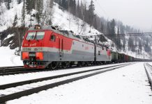 Поезд. Фото КрасЖД