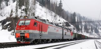 Поезд. Фото КрасЖД