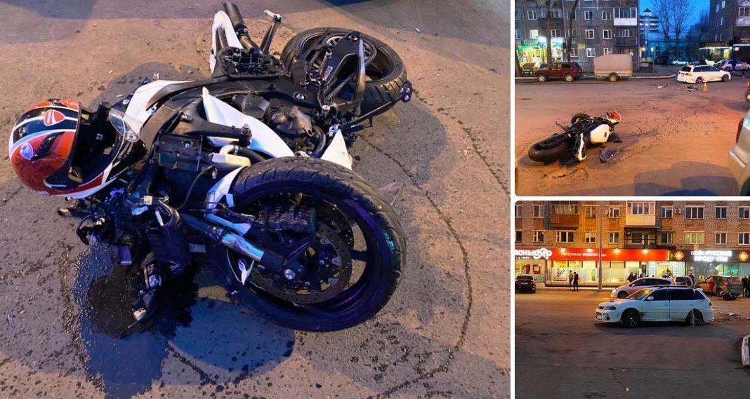 Мотоцикл ДТП. Фото ГИБДД РХ